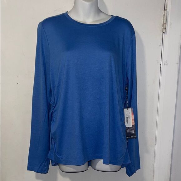 Kyodan Tops - KYODAN Marina Blue Baselayer Long Sleeve Shirt-XL NWT!